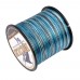 Плетеный шнур Hercules 4X синий камуфляж 500 м, D 0,55 45 кг