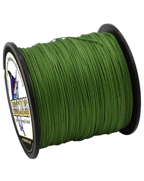 Плетеный шнур Hercules 8X армейский зеленый 300 м, D 0,50 40.8 кг