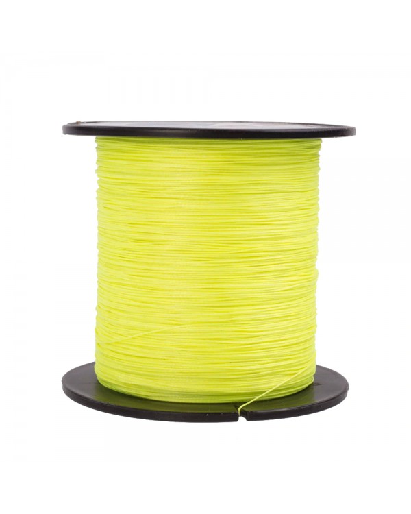 Плетеный шнур Hercules 4X Fluorescent Yellow 300 м, D 0,55 45 кг