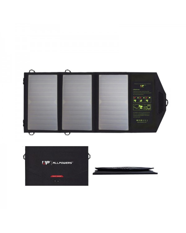 Портативное зарядное устройство на солнечных батареях ALLPOWERS AP-SP5V21W