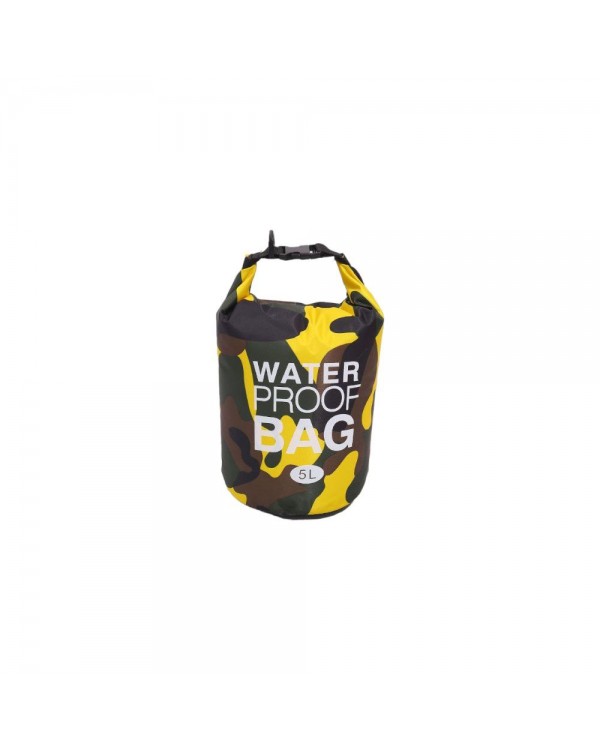Гермомешок MARJAQE WATER PROOF BAG 5 литров Желтый камуфляж